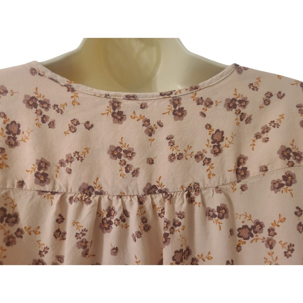 Como Vintage Boho Blouse Floral Peasant Light XXL Lightweight - Picture 4 of 11